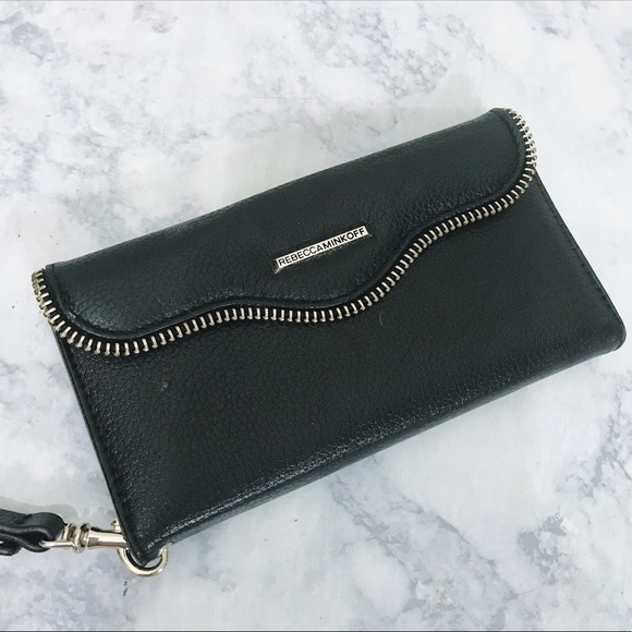 Rebecca Minkoff Case Mate Leather Wristlet Wallet - Picture 2 of 12